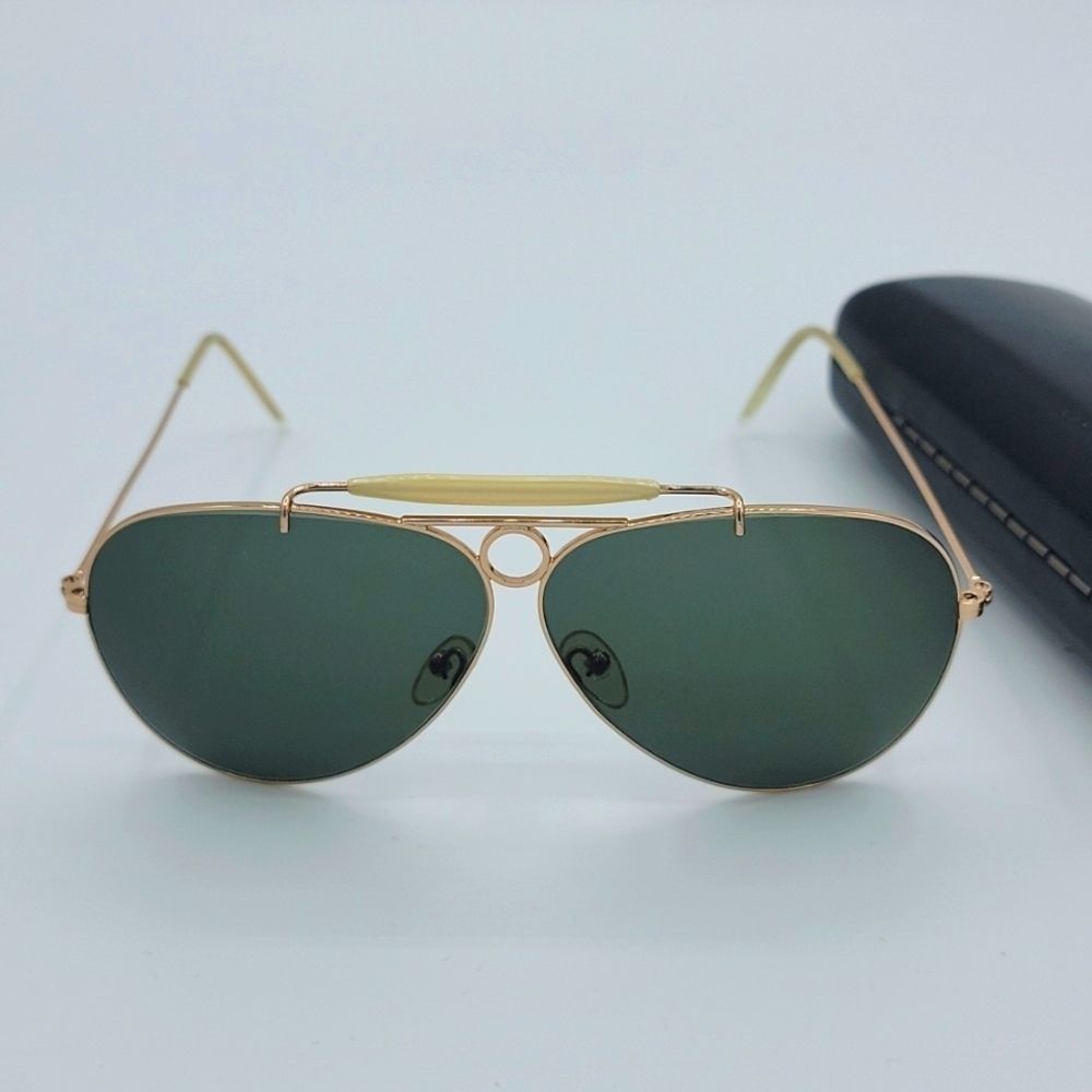 Selima Optique Gold Frame Green Tint Maxou Mens Sunglasses - Picture 3 of 8